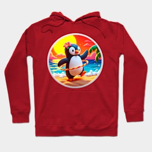 Hula Hoopin' Penguin Hoodie